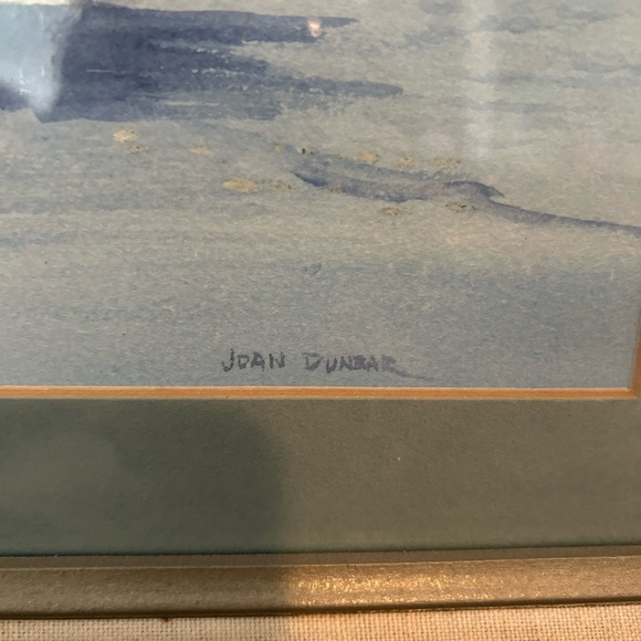 Lovely Sailboat Print beautiful colours and aspect as it sails down the inlet - Picture 6 of 16